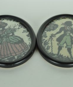 Borduurwerk klassiek silhouet man en vrouw