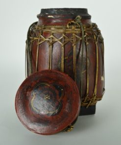 Chinese lunchtrommel - hout en riet