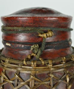 Chinese lunchtrommel - hout en riet