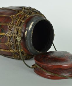 Chinese lunchtrommel - hout en riet