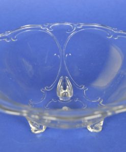 Fruitvergiet kleurloos glas met krullen