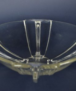 Schaal kleurloos glas vierkant Bohmen