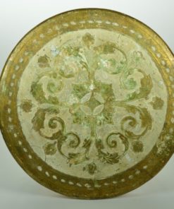 Bijzettafeltje goud, hout en papier-maché