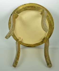 Bijzettafeltje goud, hout en papier-maché