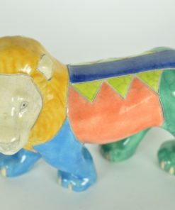 Leeuw Zuid-Afrika Raku Pottery Studio Art