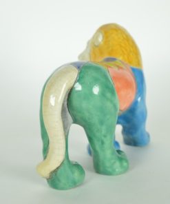 Leeuw Zuid-Afrika Raku Pottery Studio Art