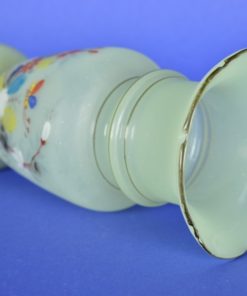 Vaas opaline glas groen - Art Nouveau