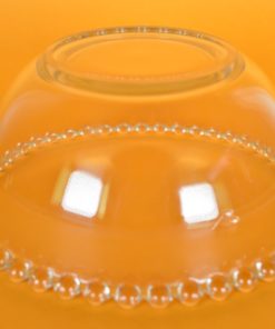 Schaal glas parelrand