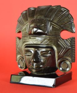 Goud obsidiaan Godenbeeld Teotihuacán