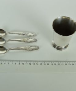 Lepelvaasje verzilverd