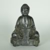 Boeddha van tin met wierook bakje