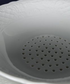 Fruittest Freiburger Porzellan wit met relief