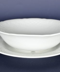 Fruittest Freiburger Porzellan wit met relief