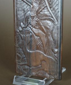 Plaquette man met hert - Balinees