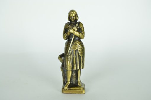 Jeanne d'Arc beeld van koper