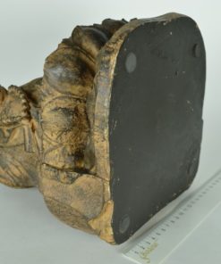 Lachende boeddha houtlook