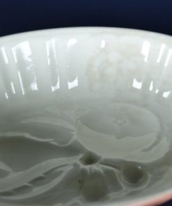 Bakvorm puddingvorm patévorm oud roze keramiek