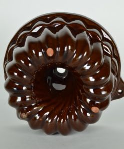 Bakvorm tulband bruin keramiek