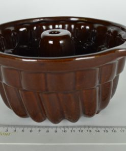 Bakvorm tulband bruin keramiek