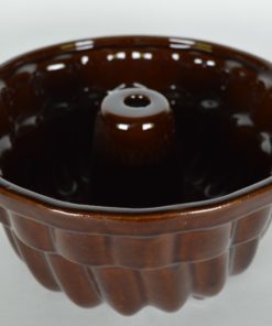 Bakvorm tulband bruin keramiek