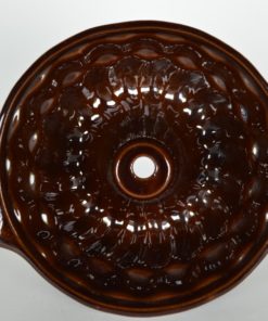 Bakvorm tulband bruin keramiek