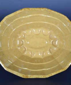 Bakvorm puddingvorm patévorm zandkleurig keramiek