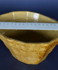 Bakvorm puddingvorm patévorm zandkleurig keramiek