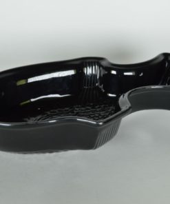 Bakvorm puddingvorm patévorm zwart keramiek