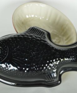 Bakvorm puddingvorm patévorm zwart keramiek
