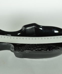 Bakvorm puddingvorm patévorm zwart keramiek