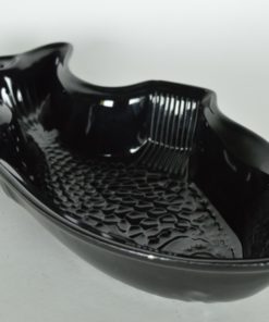 Bakvorm puddingvorm patévorm zwart keramiek