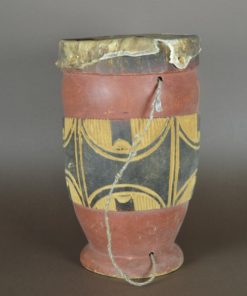 Afrikaanse trommel met gezicht