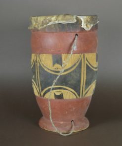 Afrikaanse trommel met gezicht