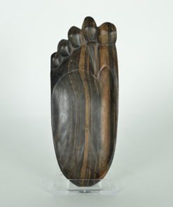 Boeddha voet van hout schaaltje