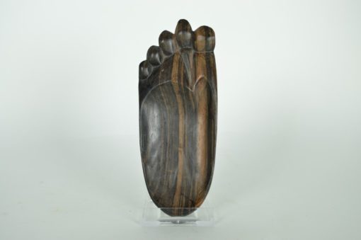 Boeddha voet van hout schaaltje