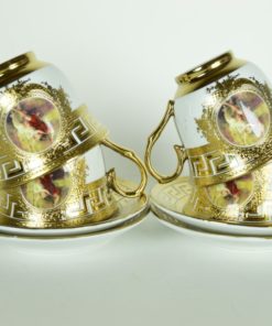 Kop en schotel goud Royal Porcelain England