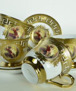 Kop en schotel goud Royal Porcelain England