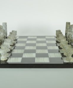 Schaakspel Afrikaans natuursteen bord en stukken