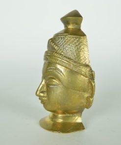 Beeld hoofd van de Hindoeïstische god Shiva - koper