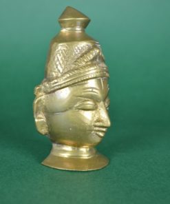 Beeld hoofd van de Hindoeïstische god Shiva - koper