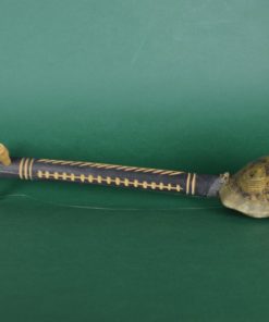 Vintage Gunibri Afrikaans-Marokkaans schildpadschild instrument