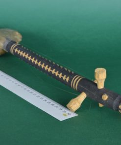 Vintage Gunibri Afrikaans-Marokkaans schildpadschild instrument