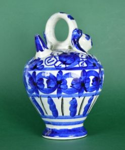 Waterkruik Spaans blauw en wit geglazuurd
