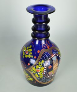 VaasOttomaansGlasBlauw