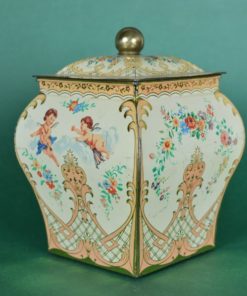 Blik met Amor en Cupido in tulpvorm