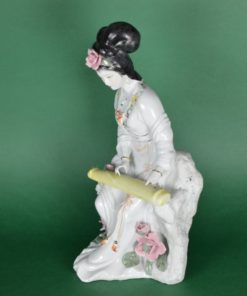 Japanse Geisha met Guzheng snaarinstrument