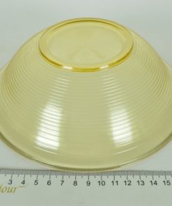 Schaal geel glas