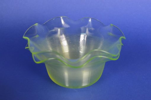 Glazen schaaltjes uranium glas