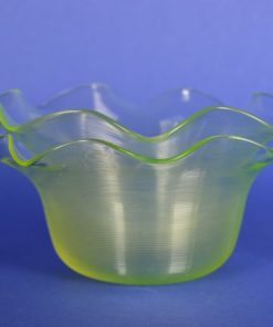 Glazen schaaltjes uranium glas