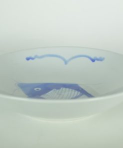 Diep bord met koi karper - porselein